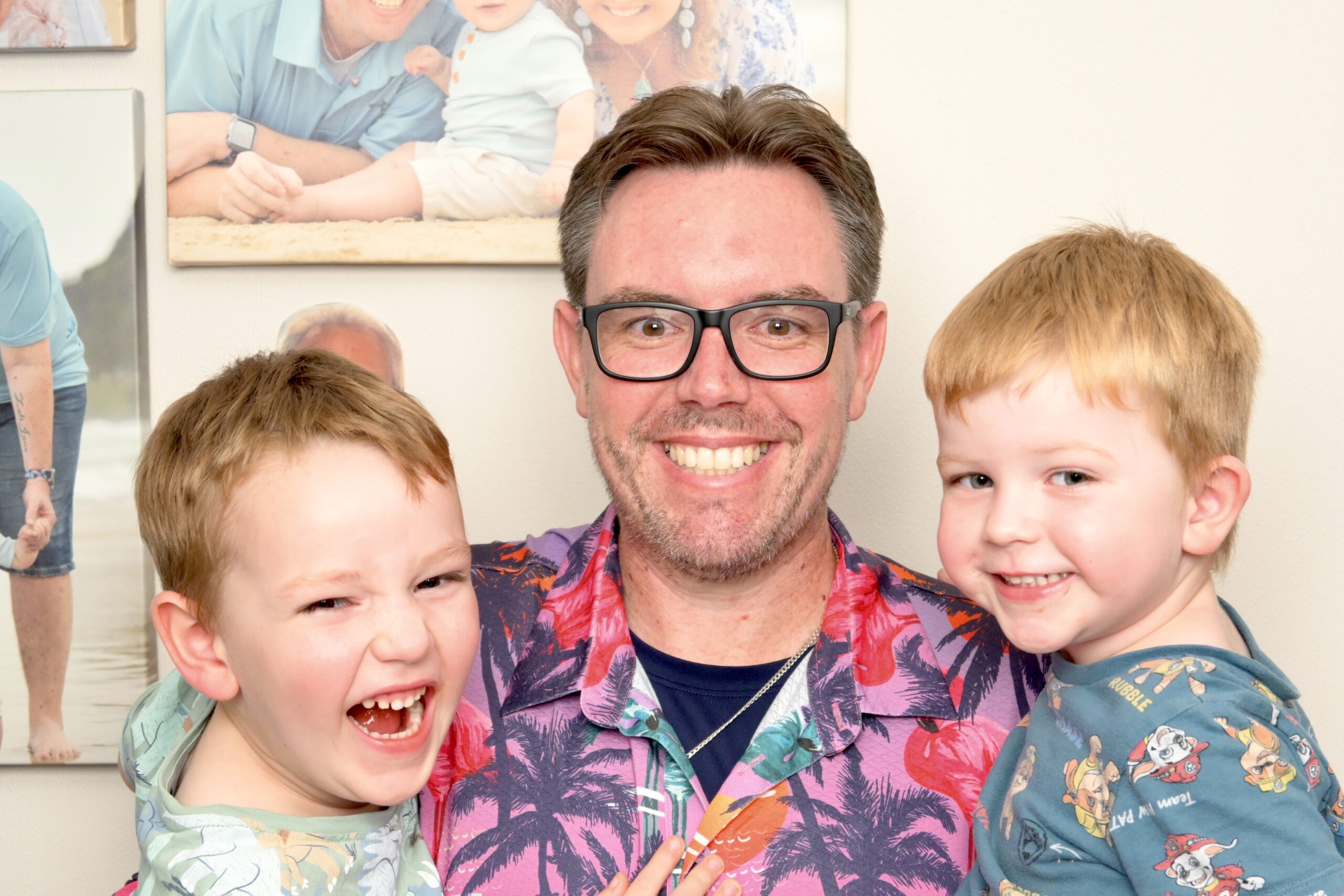 Chris and Ali hosting a Mischief & Memories event.