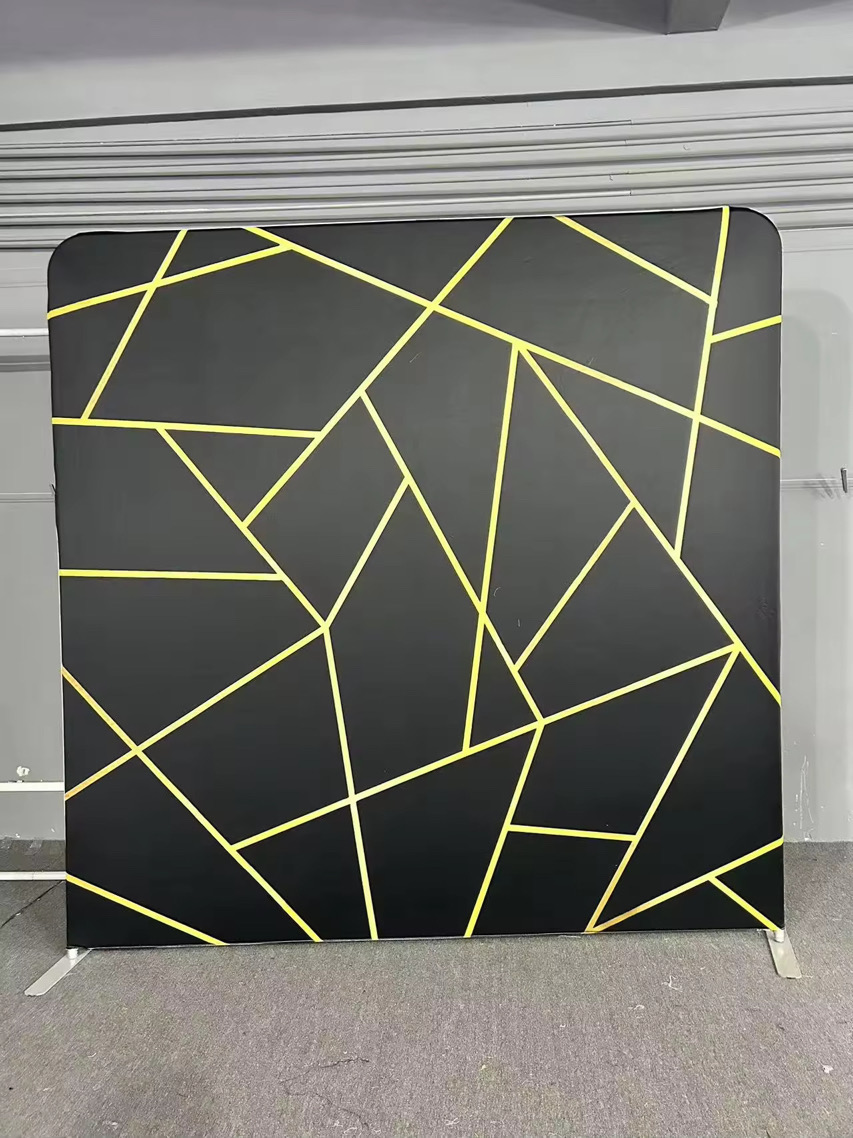 Black Gold Geometric backdrop