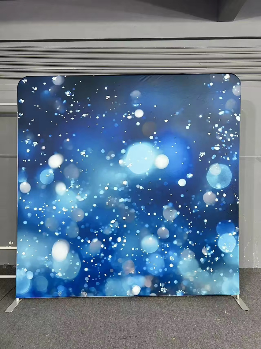 Blue Bokeh Lights backdrop