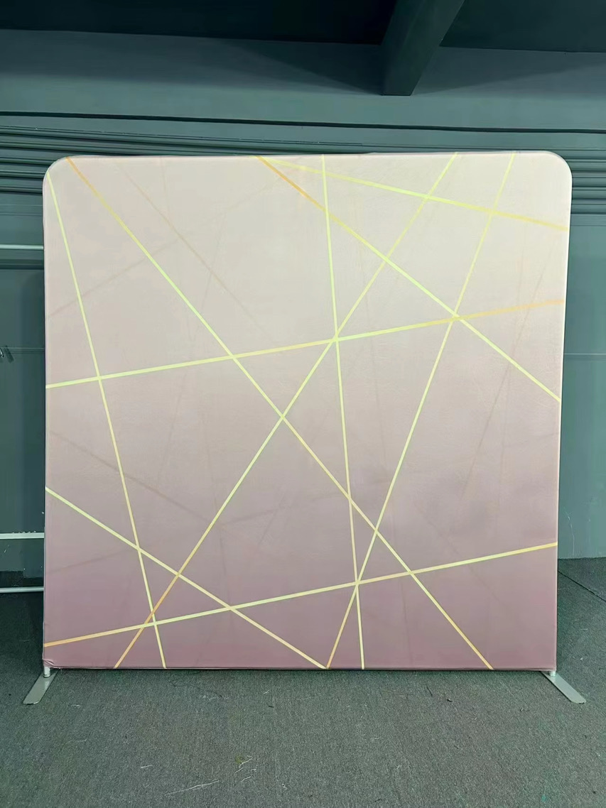Blush Pink Geometric backdrop