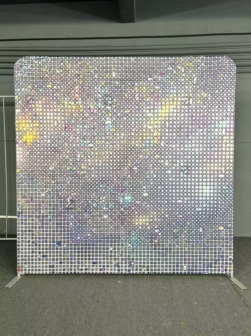 Iridescent Sequin Wall backdrop