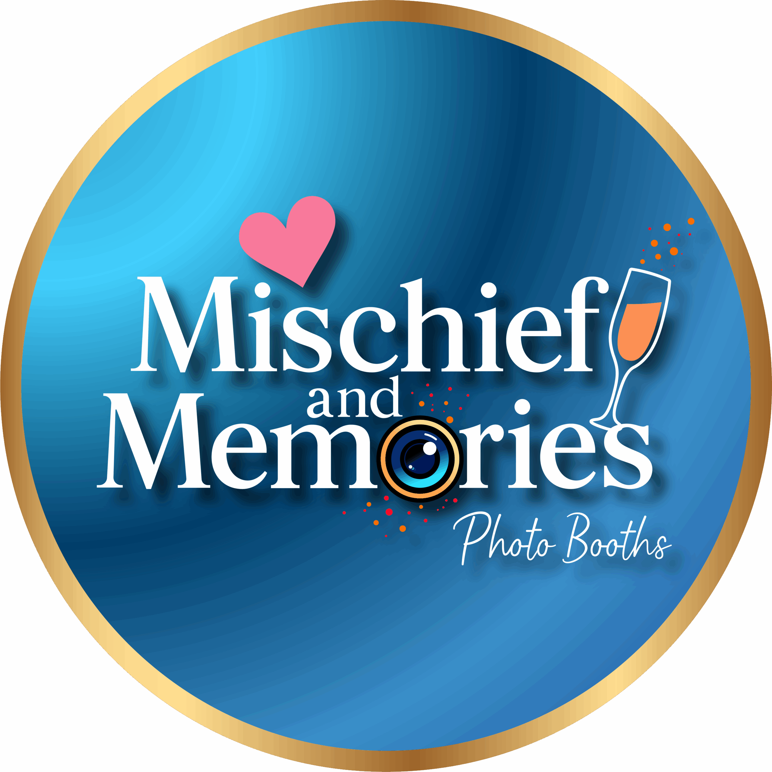 Mischief and Memories Photo Booths logo