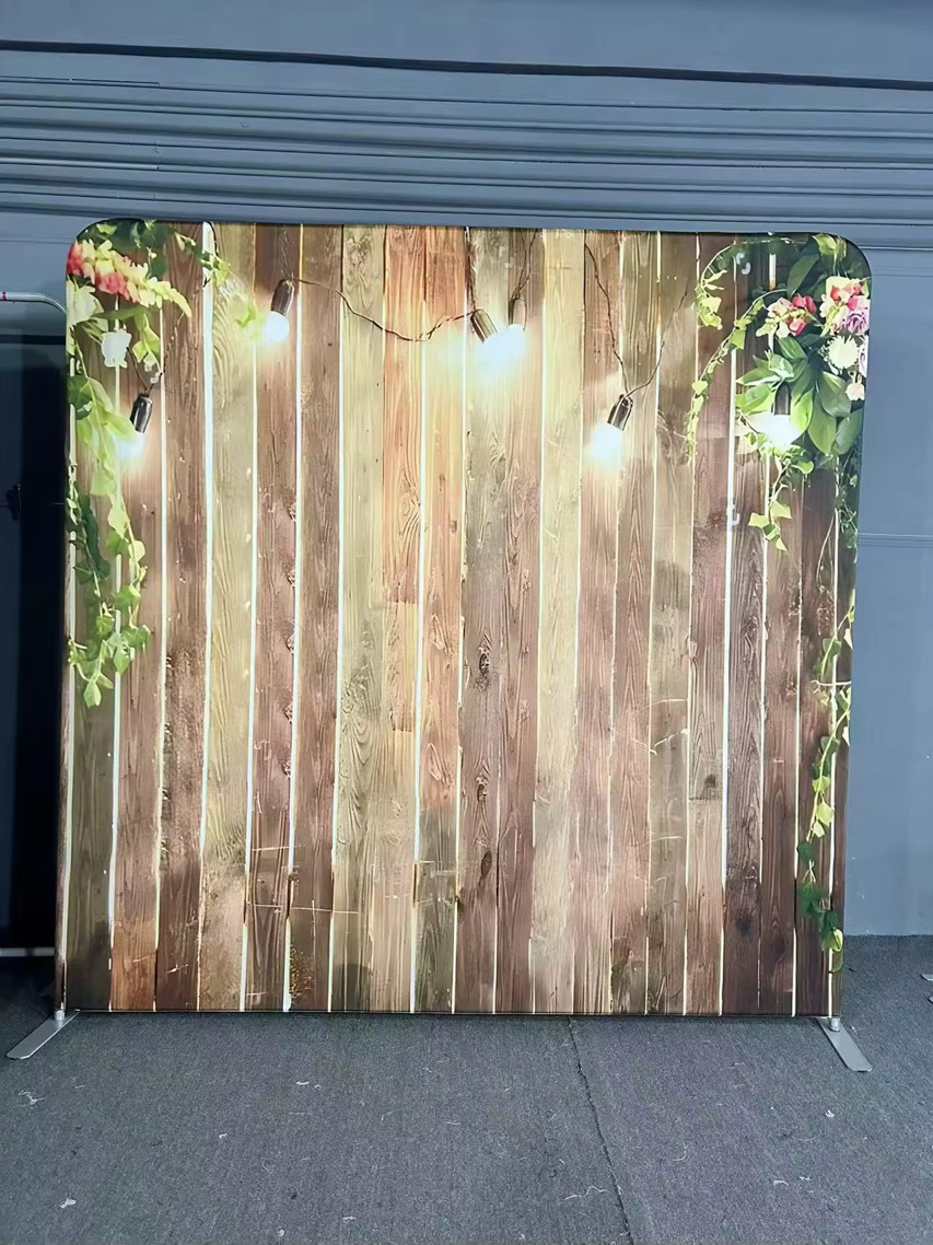 Rustic Wood Greenery backdrop